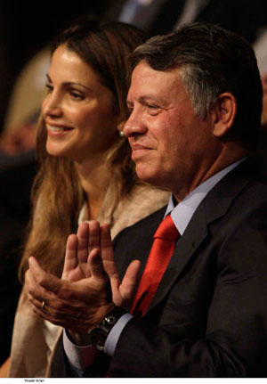 الملك والملكة يرعيان حفل تكريم الفائزين بجائزة الملك عبدالله الثاني للياقة البدنية ( الصور ) 