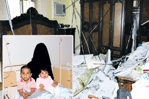 إماراتية تخاطر بحياتها لتنقذ طفليها من منزل ينهار