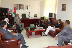الدكتور الطراونه يستقبل وفدا من منظمة اليونسيكو