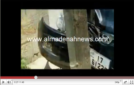 سياقة السيدات في شوارع عمان ( دخلت في العامود بالفيديو ) 