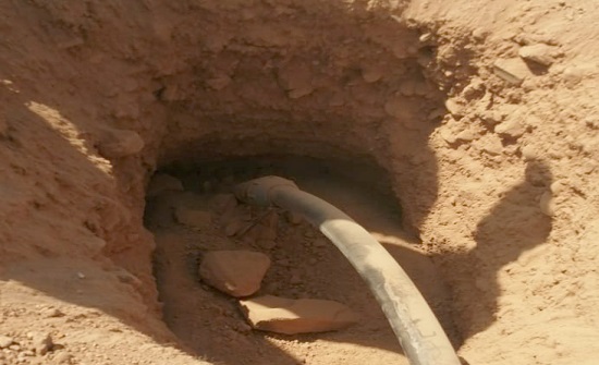 المياه: ضبط اعتداءات على خطوط رئيسة في الموقر