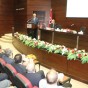 جانب من محاضرة رئيس هيئة الاعتماد في جامعة الشرق الاوسط