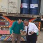 الشاحنة التي ضبطتها الجمارك المصرية