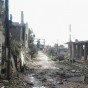 آثار الدمار جراء القصف على مدينة الشيخ مسكين - أرشيفية