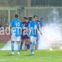 العاب نارية في الملعب خلال المباراة