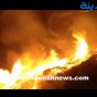 الحريق الذي اندلع في منطقة الكرسي بالبيادر - المدينة نيوز - خاص
