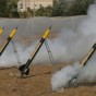 صواريخ لسرايا القدس أثناء إطلاقها على المستوطنات الإسرائيلية القريبة من غزة