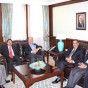 رئيس غرفة صناعة عمان أثناء لقاءه بالسفير الأردني في اليونان