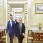 احدى لقاءات بوتين وبشار الأسد بموسكو - ارشيفيه