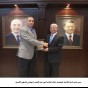 مدير عام دائرة المكتبة الوطنية خلال يلتقي أمين عام المجلس الوطني لشئوون الأسرة