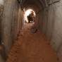 النفق الذي تم اكتشافه في غزة