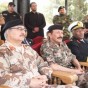 الفريق أول الركن مشعل محمد الزبن وحفتر يحضران تمريناً لمكافحة الارهاب