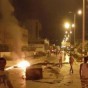 صورة من الاشتباكات التي وقعت بين اهالي مخيم جنين وامن السلطة الفلسطينية مساء الثلاثاء