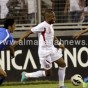 صورة من المباراة السابقة بين منتخب الأردن وأوزباكستان