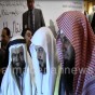 العريفي بعد انتهائه من فقرته في مؤتمر الطريق الى القدس - المدينة نيوز