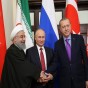 اردوغان وبوتين وروحاني