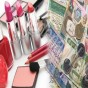 نقود اردنية ومستحضرات تجميل