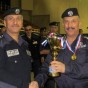 العميد الشخانبة يسلم كأس بطولة كرة تنس الطاولة فرقي للعميد الخلايلة