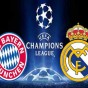 شعار ريال مدريد والى جانبه بايرن ميونخ