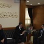 الدكتور خالد الكلالده خلال لقائه الأربعاء السفير الفرنسي في عمّان ديفيد بيرتولوتي