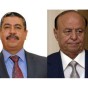 الرئيس اليمني عبد ربه منصور هادي ورئيس الوزراء خالد بحاح