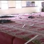 صورة من آثار التفجير الذي استهدف مسجد قوات الطوارئ