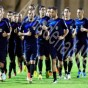 جانب من تدريبات النشامى خلال تجمعهم الأول بقيادة حسام حسن أمس الأحد