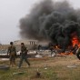 الميليشيات الشيعية خلال تفجيرها المنازل في أحد المناطق في محافظة صلاح الدين - ارشيف