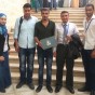 الطلاب الفائزون من جامعة الطفيلة التقنية
