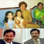 صدام حسين مع عائلته
