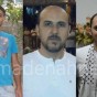 الشهداء معتز حجازي وابراهيم عكاري و عبد الرحمن الشلودي ( من اليمين )