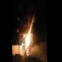 حرق برج الاتصالات في معان - من الفيديو