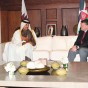 أمير قطر والملك عبد الله الثاني