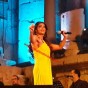 الفنانة حايك خلال المهرجان