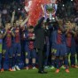 برشلونة يتوج باللقب بعد الفوز