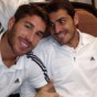 كاسياس الى جانب راموس في رحلة العودة لمدريد