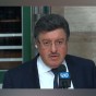 المتحدث باسم وفد المعارضة السورية بجنيف سالم المسلط خلال المؤتمر الصحفي