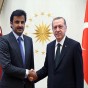 الرئيس التركي رجب طيب أردوغان وأمير قطر الشيخ تميم بن حمد