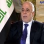 رئيس الحكومة العراقية حيدر العبادي خلال مقابلة مع قناة العراقية