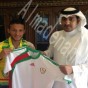 مصعب اللحام ورئيس نادي نجران هذيل آل شرمة
