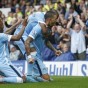 فرحة لاعبي مانشستر سيتي