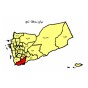 خريطة توضح موقع محافظة لحج جنوب اليمن - أرشيفية