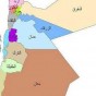 خريطة المملكة الاردنية الهاشمية