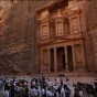 السياح في البتراء