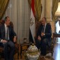 وزير الخارجية المصري سامح شكري ونظيره الروسي سيرغي لافروف