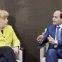 الرئيس المصري عبد الفتاح السيسي والمستشارة الالمانية ميركل - ارشيفية