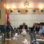 جانب من الاجتماع الذي ترأسه وزير تطوير القطاع العام الدكتور خليف الخوالدة