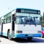 إحدى حافلات الشركة المتكاملة في عمان