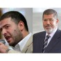 الرئيس المصري المعزول محمد مرسي ونجله أسامة