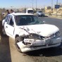الاضرار التي لحقت بالسيارة - المدينة نيوز